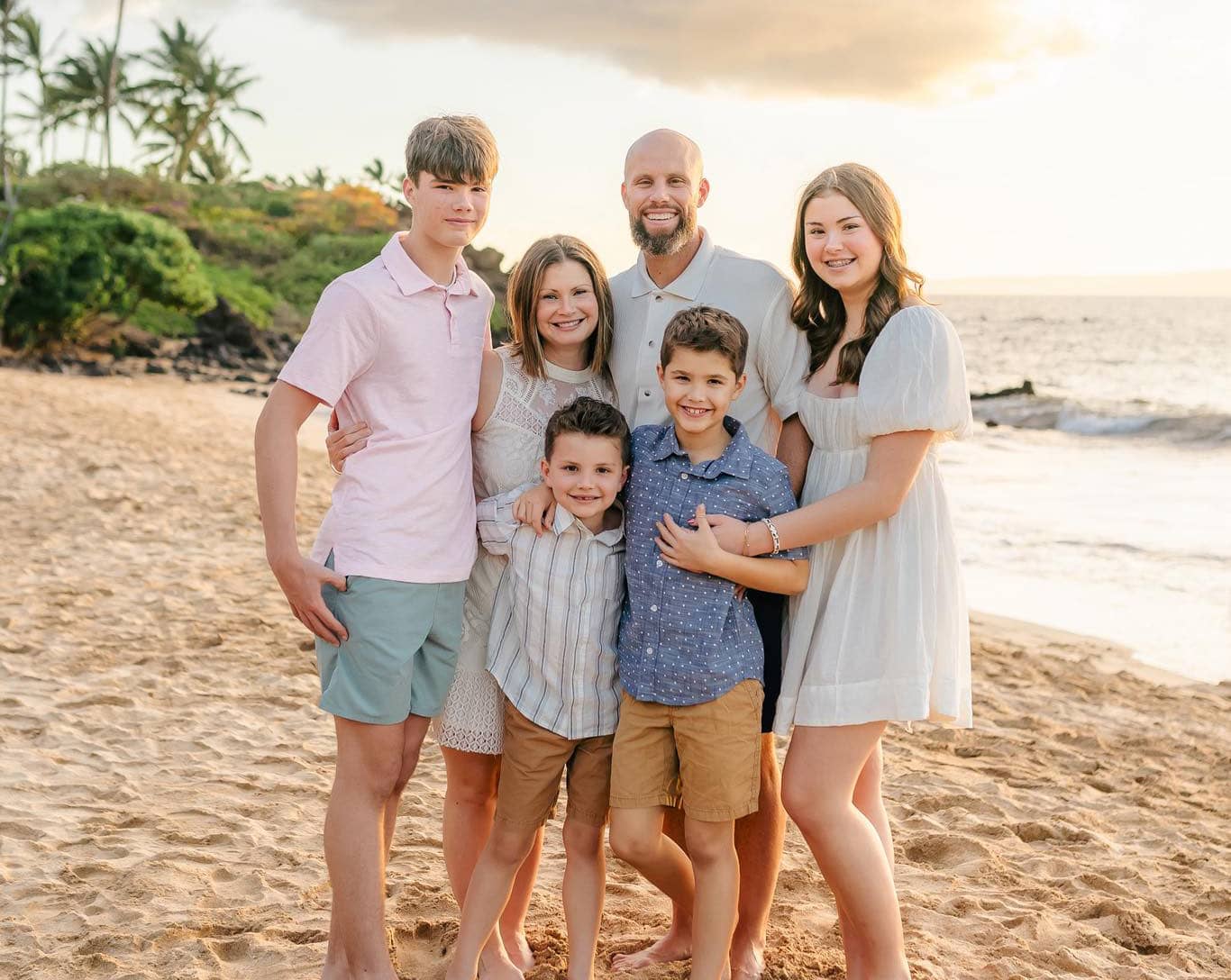 Chris field with his family